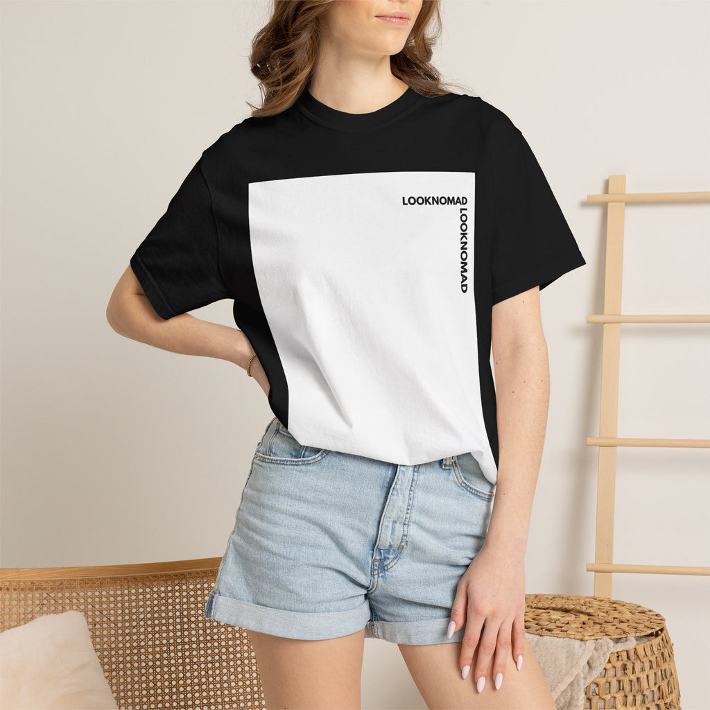 'Look Now, Look Forward' Minimalist White T-Shirt