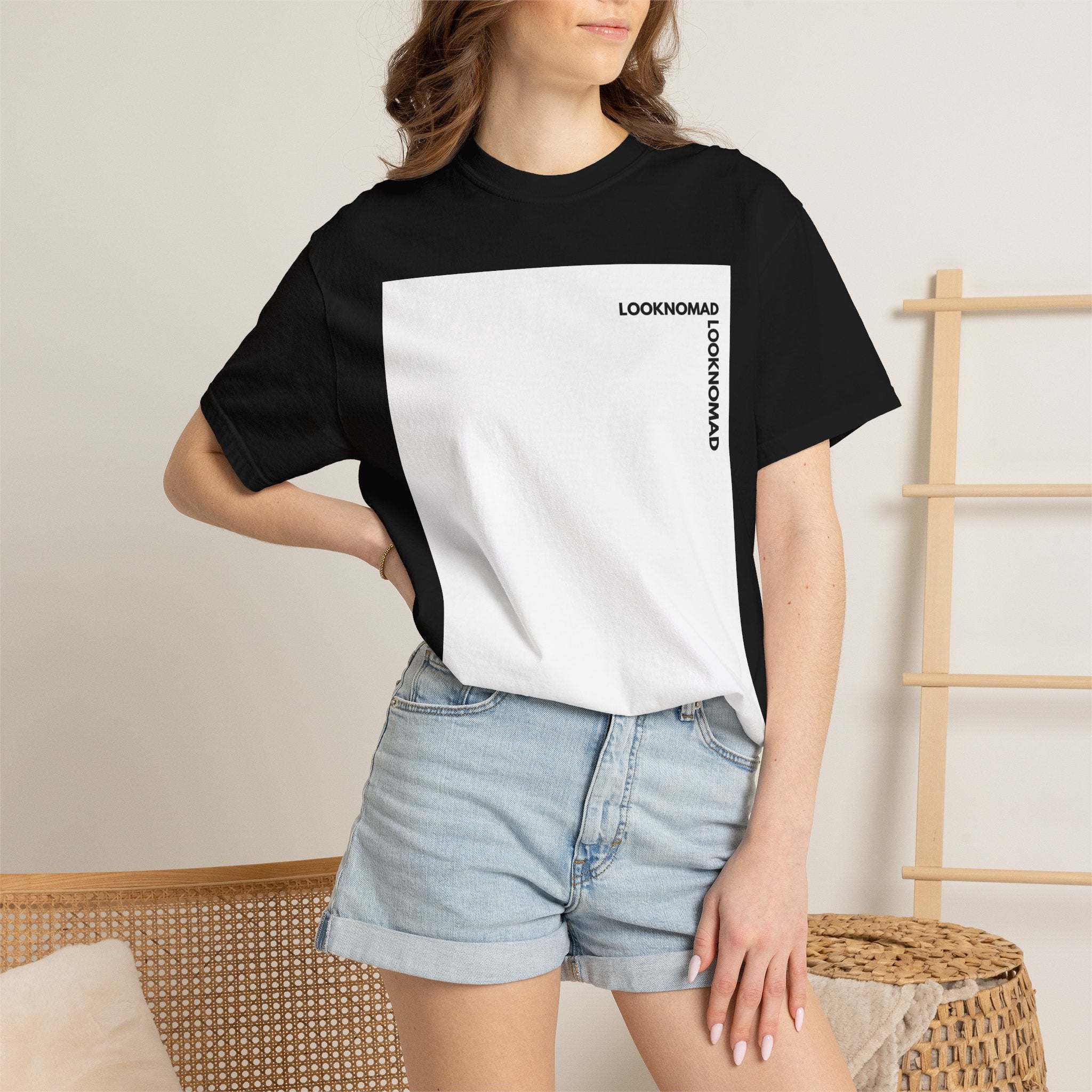 'Look Now, Look Forward' Minimalist White T-Shirt