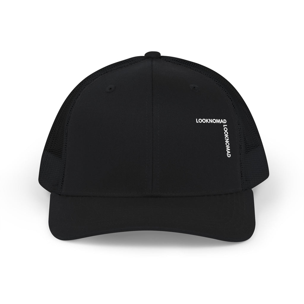 Minimal Vertical Logo Trucker Cap