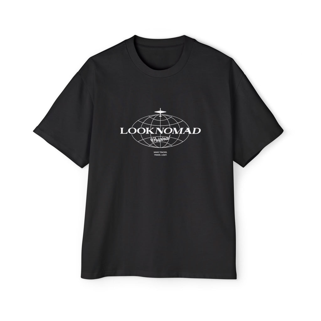 Men's Oversized Tee — Classic White Heavy Cotton Boxy Fit