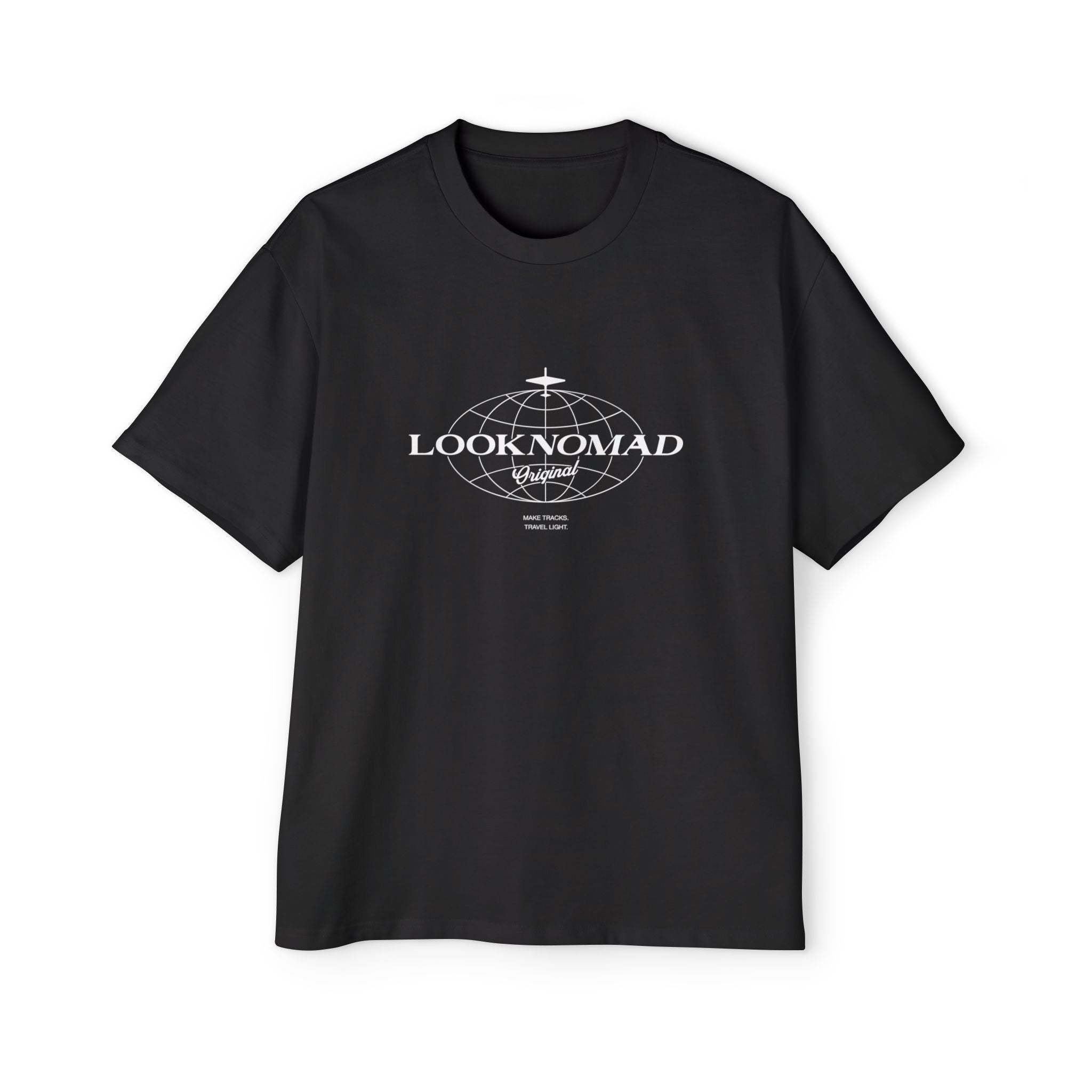 Men's Oversized Tee — Classic White Heavy Cotton Boxy Fit