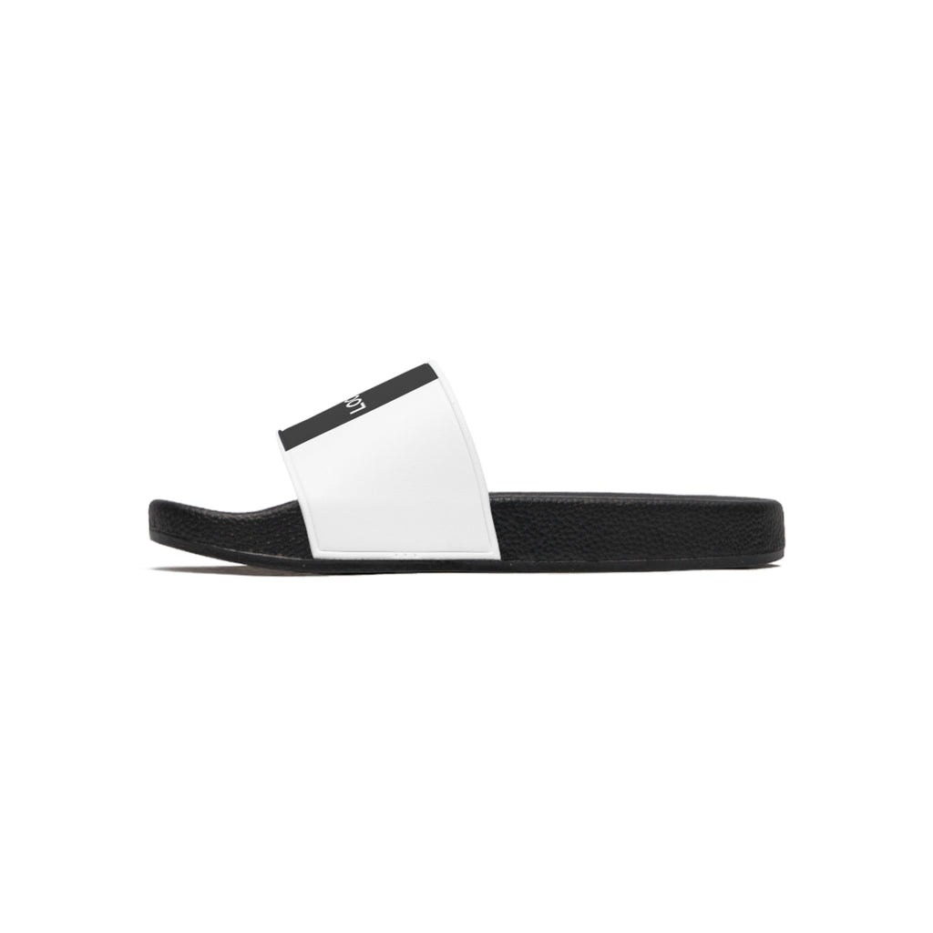 Black & White 'LOOKNOMAD' Men's Slide Sandals — Casual Pool, Beach & Everyday Slides