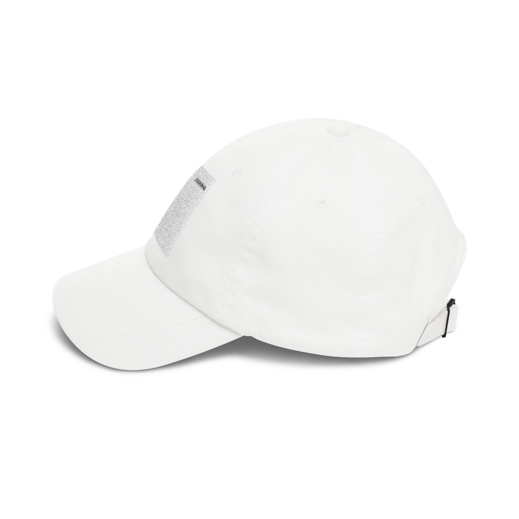 Nomad Cap — Minimal Black Embroidered Patch Hat