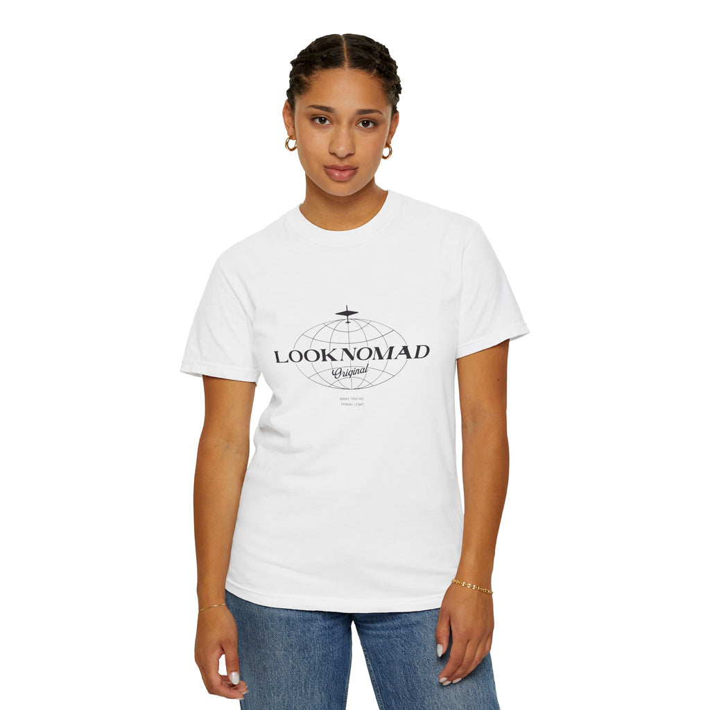 'Look Now, Look Forward' Minimalist White T-Shirt