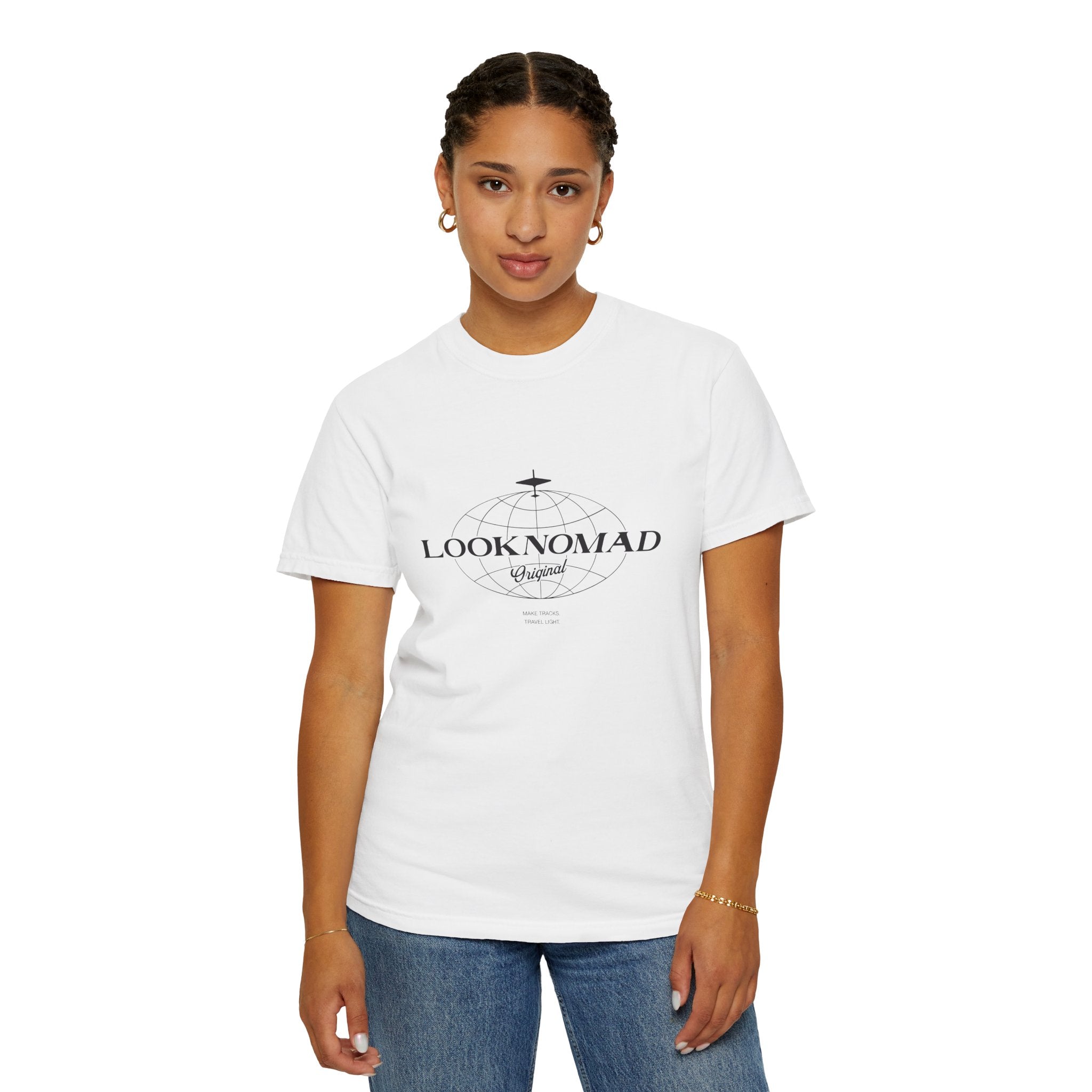 'Look Now, Look Forward' Minimalist White T-Shirt