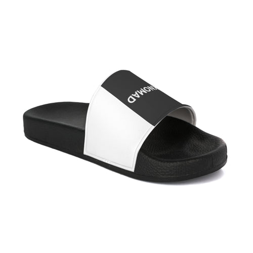Black & White 'LOOKNOMAD' Men's Slide Sandals — Casual Pool, Beach & Everyday Slides