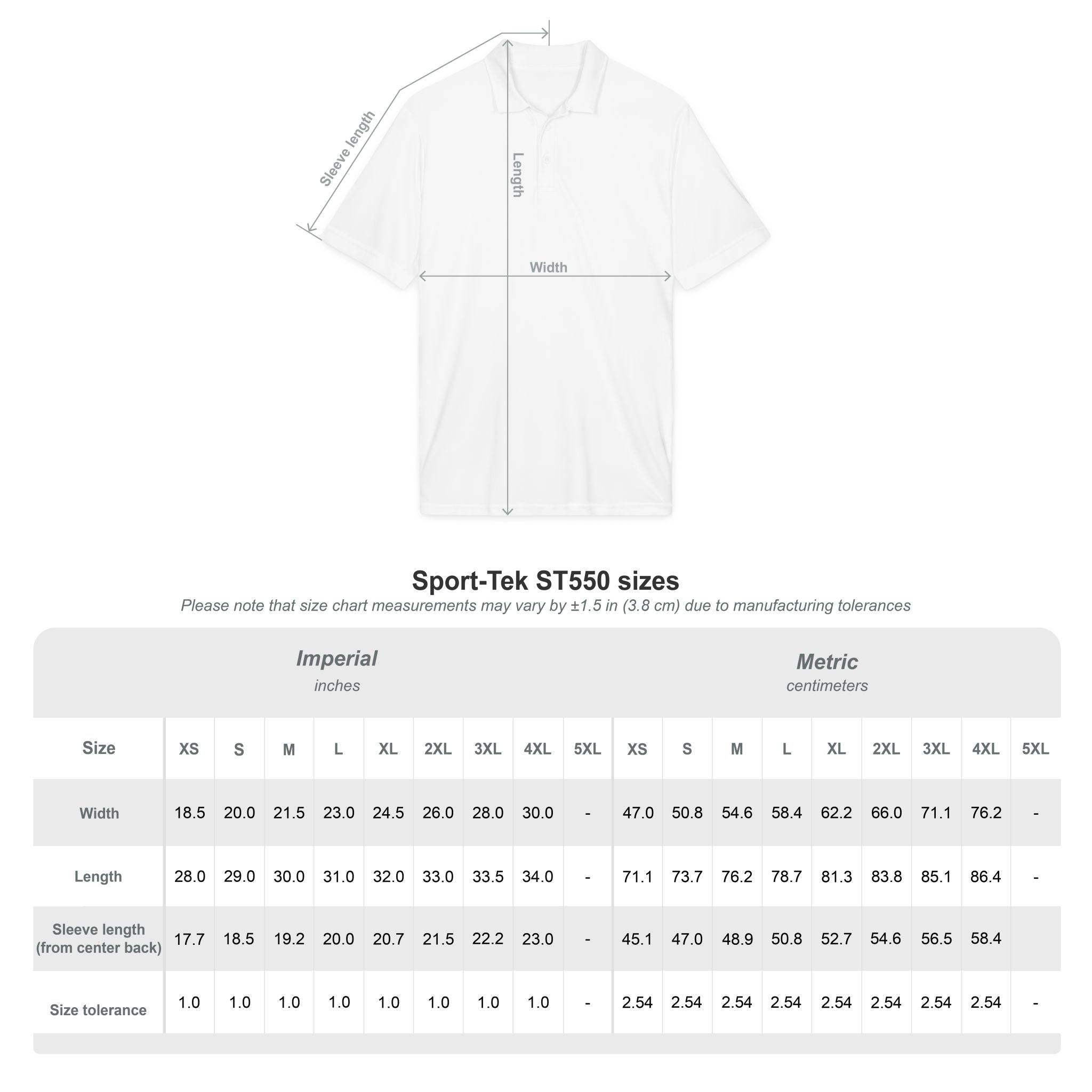 Performance Polo Shirt — Chest Logo "LOCKNOMAS"