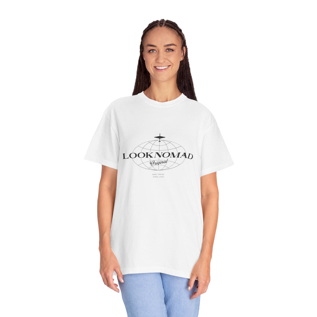 'Look Now, Look Forward' Minimalist White T-Shirt