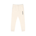 Garment-Dyed Fleece Sweatpants — Relaxed Joggers with Side Script