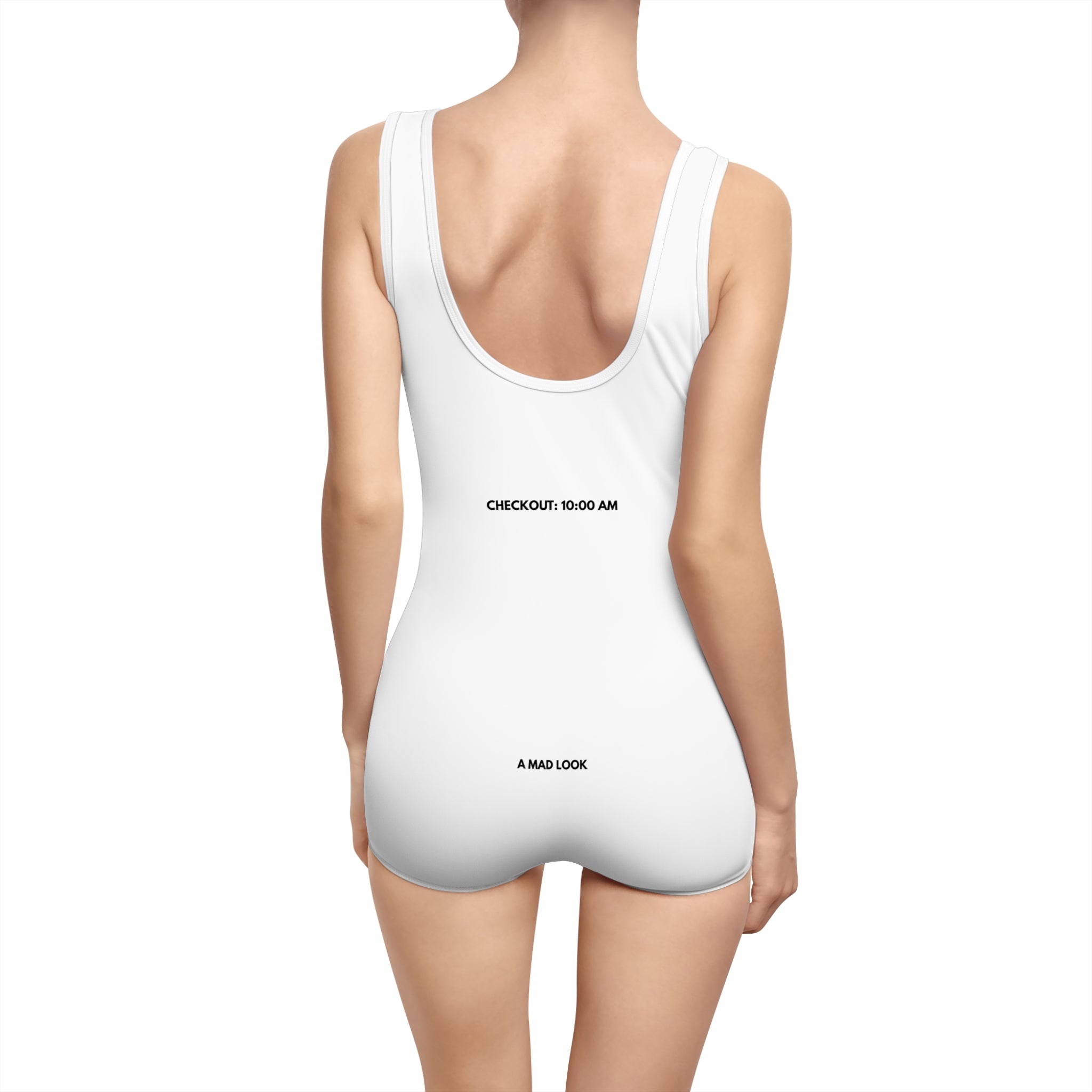 Vintage One-Piece Swimsuit — Retro AOP Women's Bathing Suit