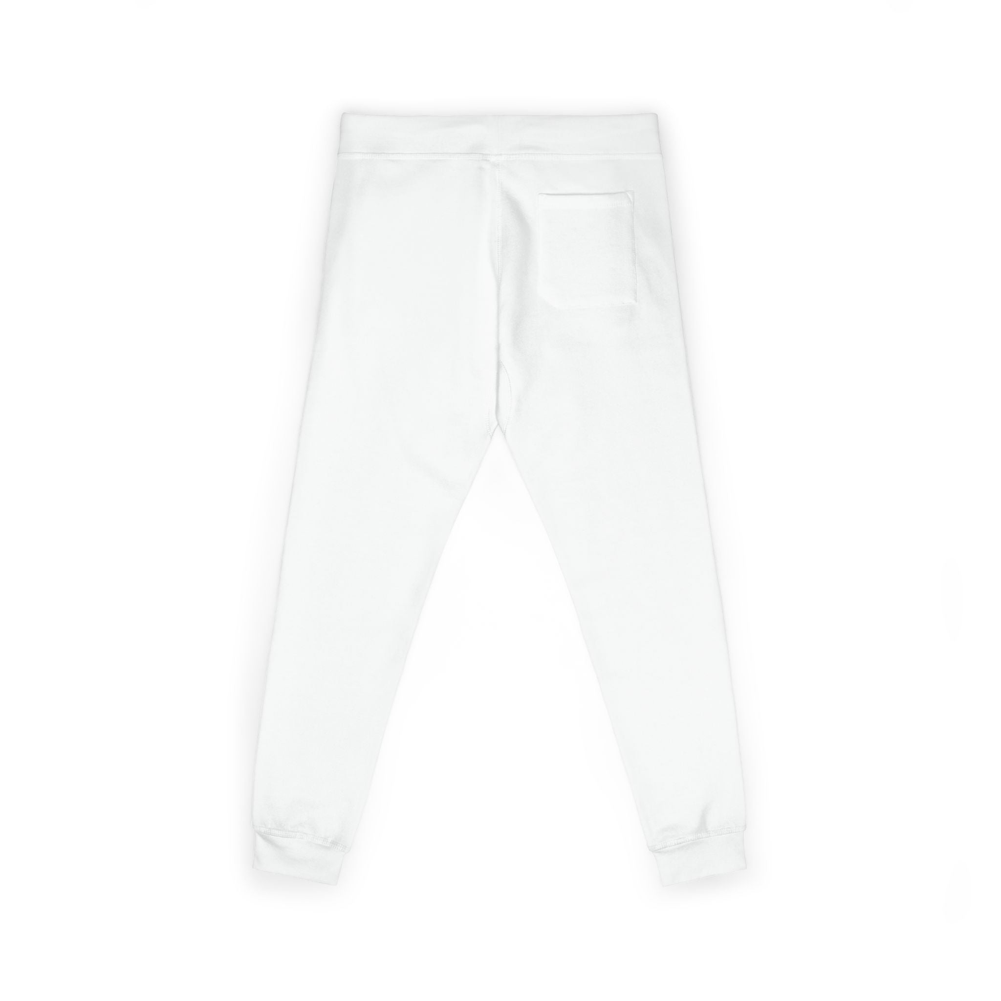 Embroidered Fleece Sweatpants — Minimal Pocket Stitch Joggers
