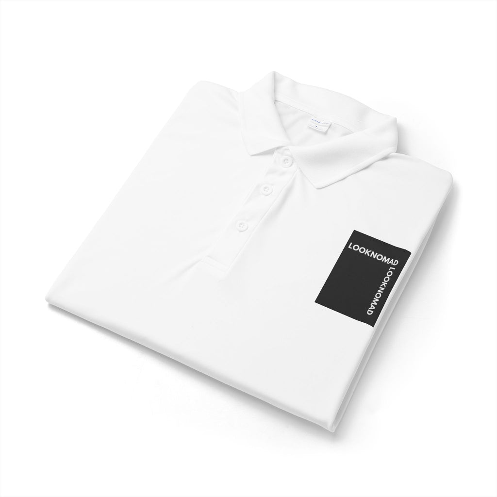 Performance Polo Shirt — Chest Logo "LOCKNOMAS"