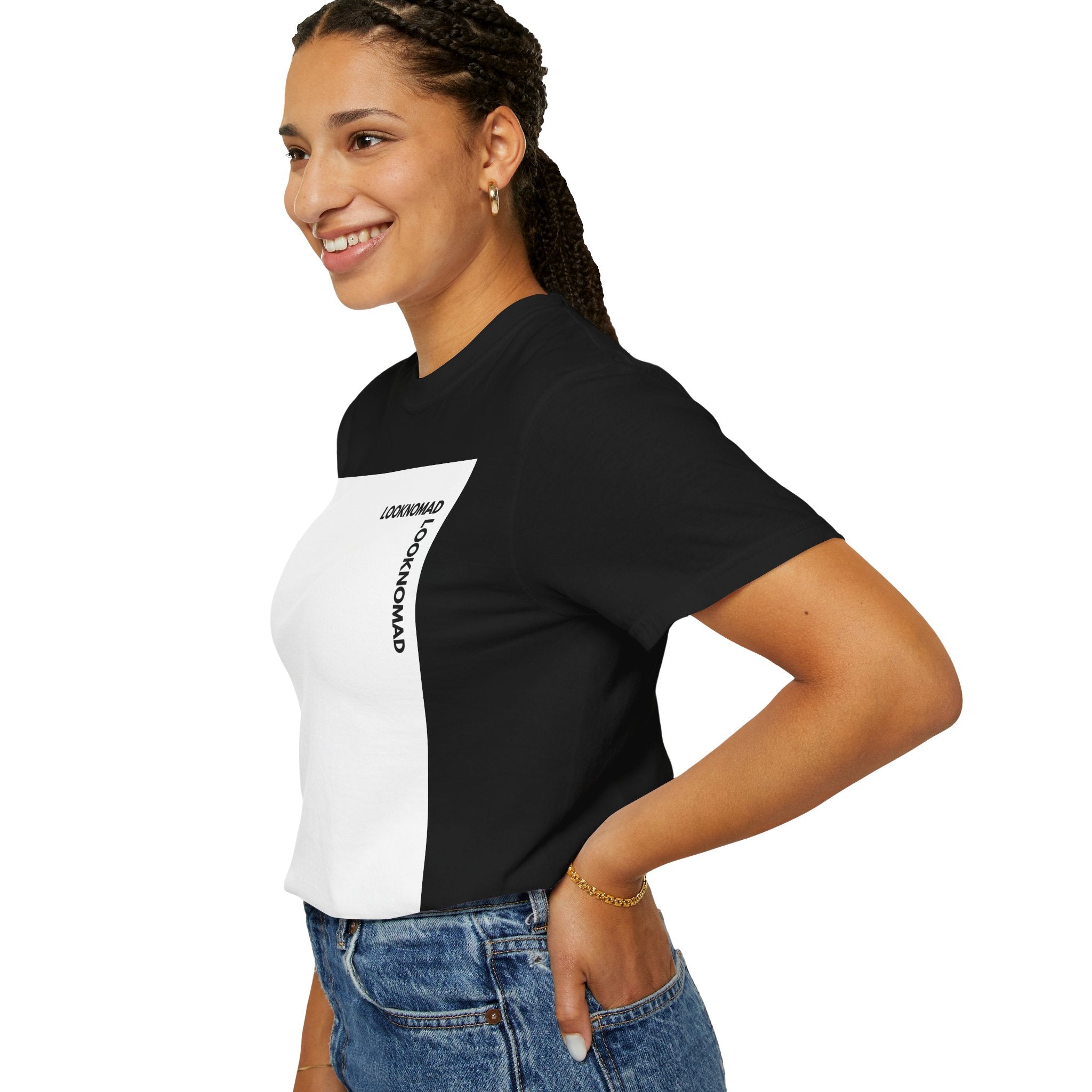 'Look Now, Look Forward' Minimalist White T-Shirt