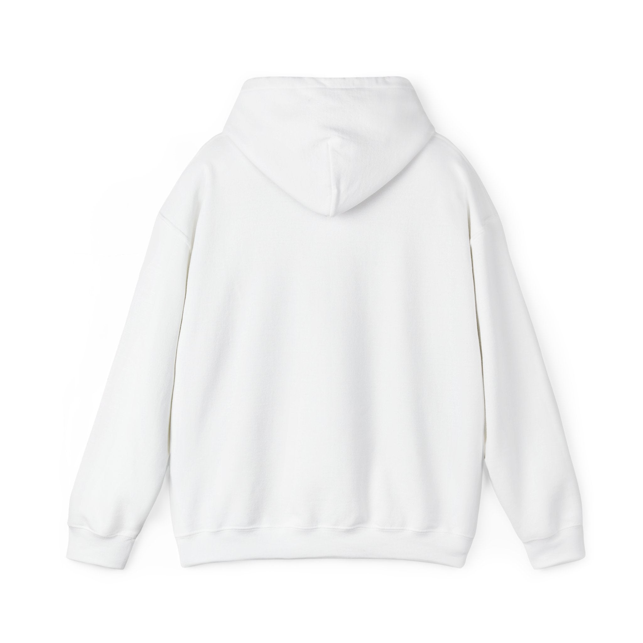 Minimal 'LOOK NOMAD' Black Block Hoodie – Modern Graphic Pullover