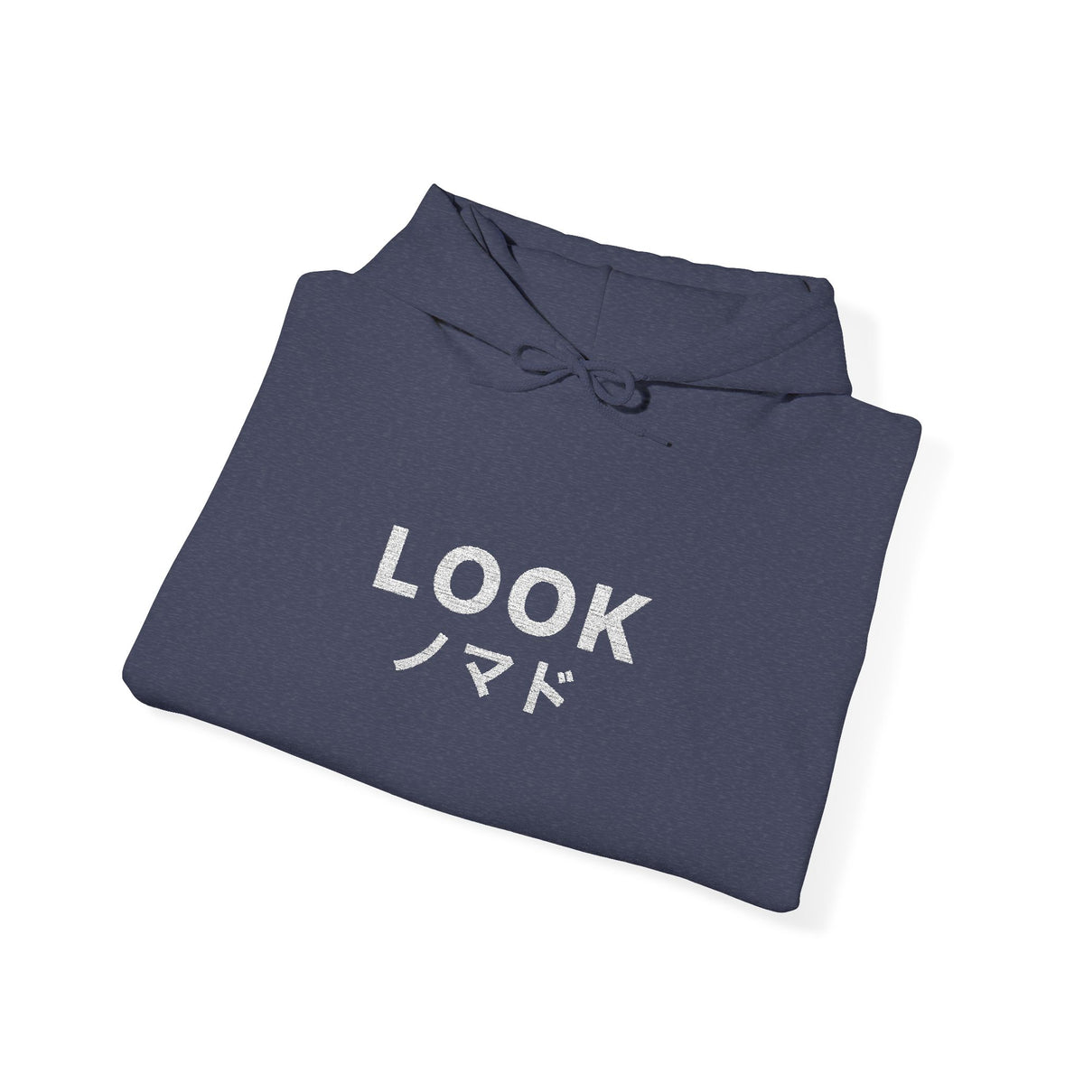 LOOK Hoodie with Japanese Accent — Minimal Graphic Streetwear