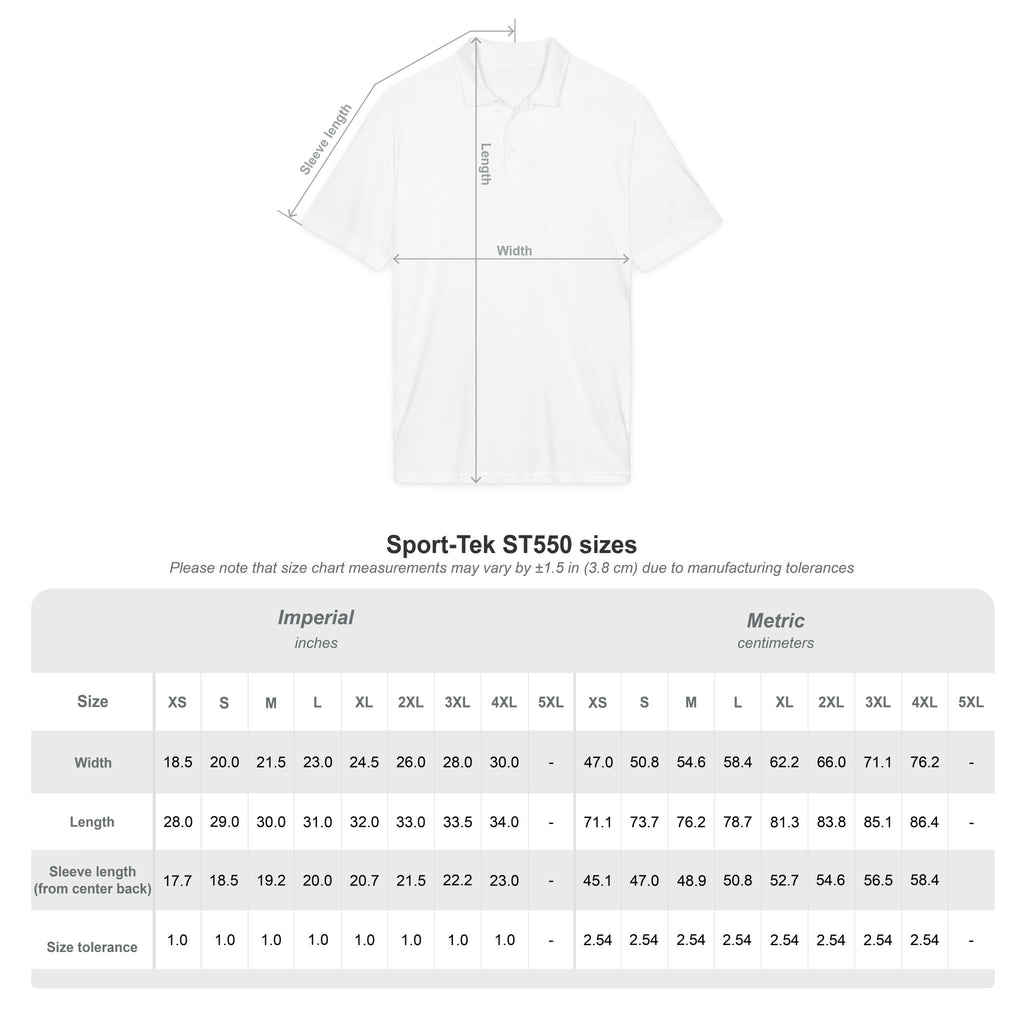 Performance Polo Shirt — Chest Logo "LOCKNOMAS"