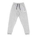 LookNomad Patch Joggers — Cozy Grey or Black Sweatpants with Chest Pocket Detail