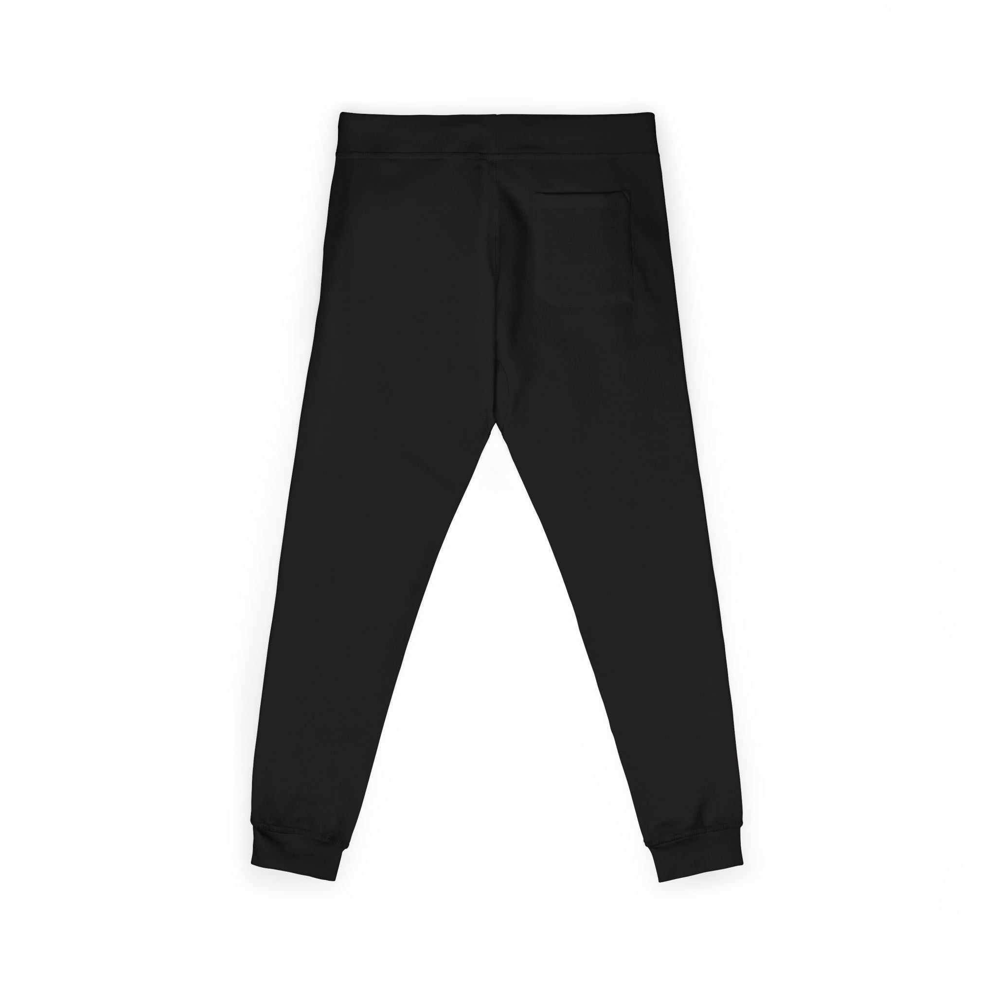 Embroidered Fleece Sweatpants — Minimal Pocket Stitch Joggers