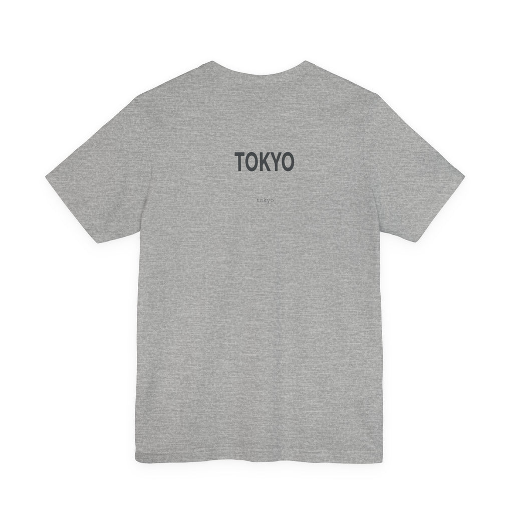 LOOK Graphic Tee — Minimal Japanese Accent Chest Print