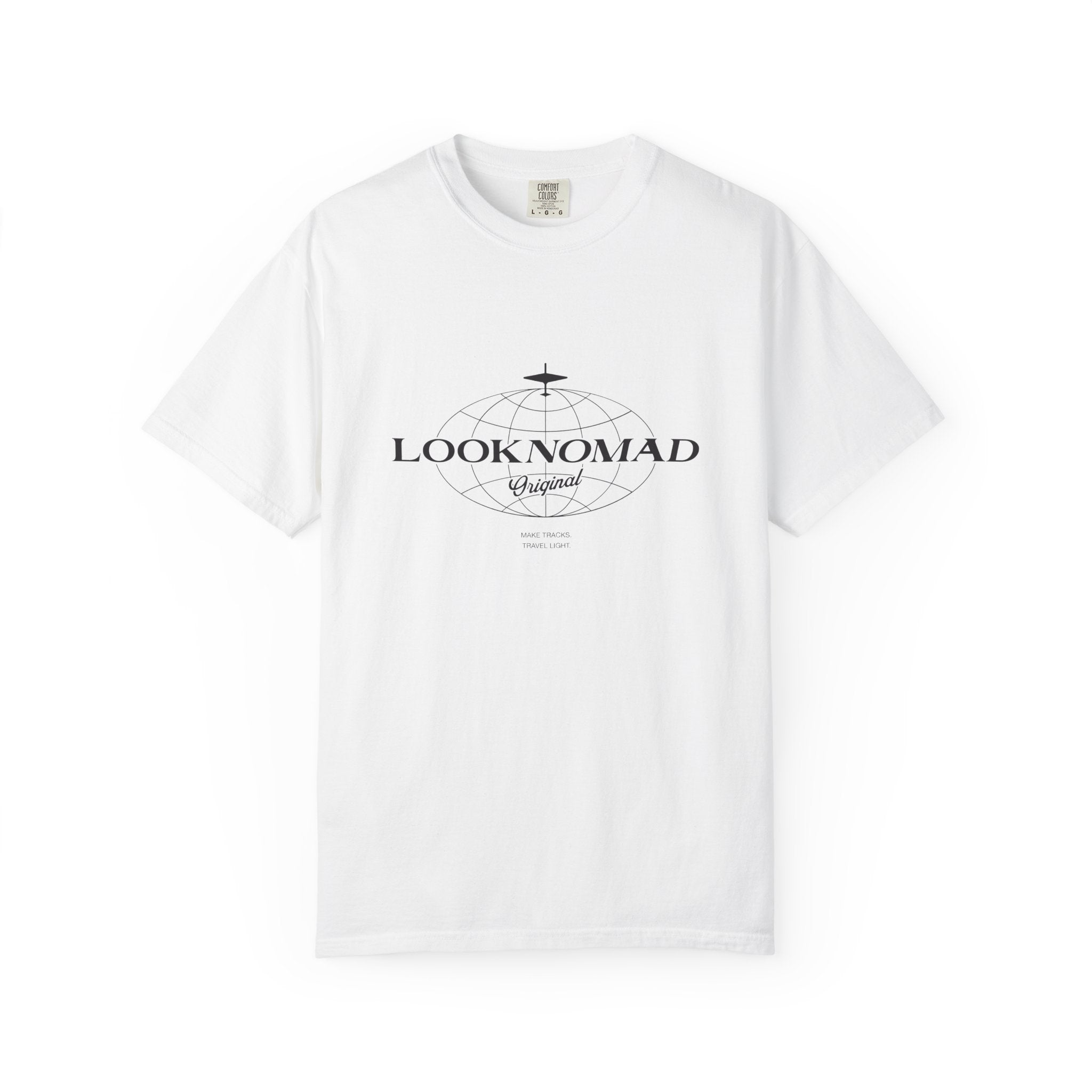 'Look Now, Look Forward' Minimalist White T-Shirt