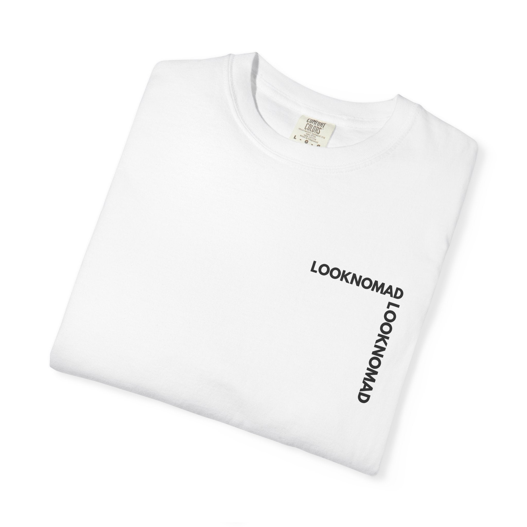 'Look Now, Look Forward' Minimalist White T-Shirt