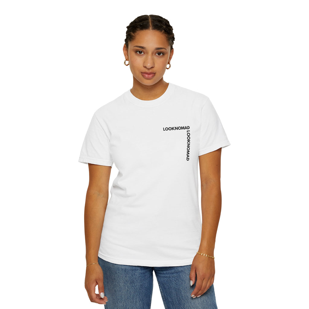 'Look Now, Look Forward' Minimalist White T-Shirt