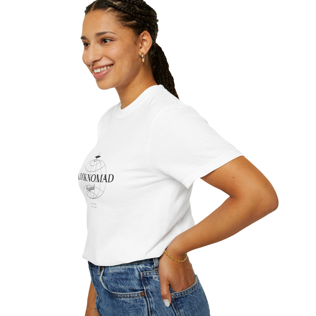 'Look Now, Look Forward' Minimalist White T-Shirt