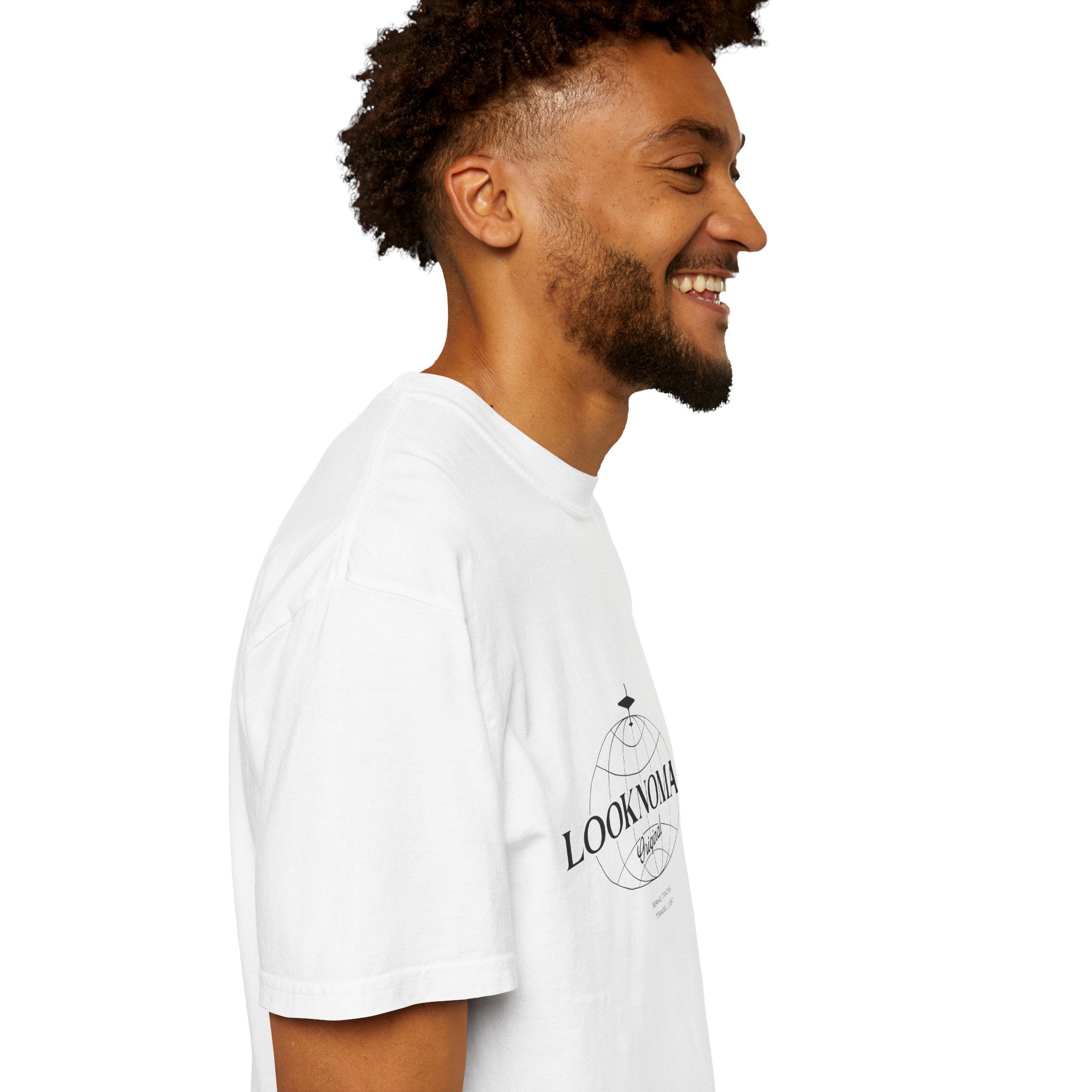 'Look Now, Look Forward' Minimalist White T-Shirt