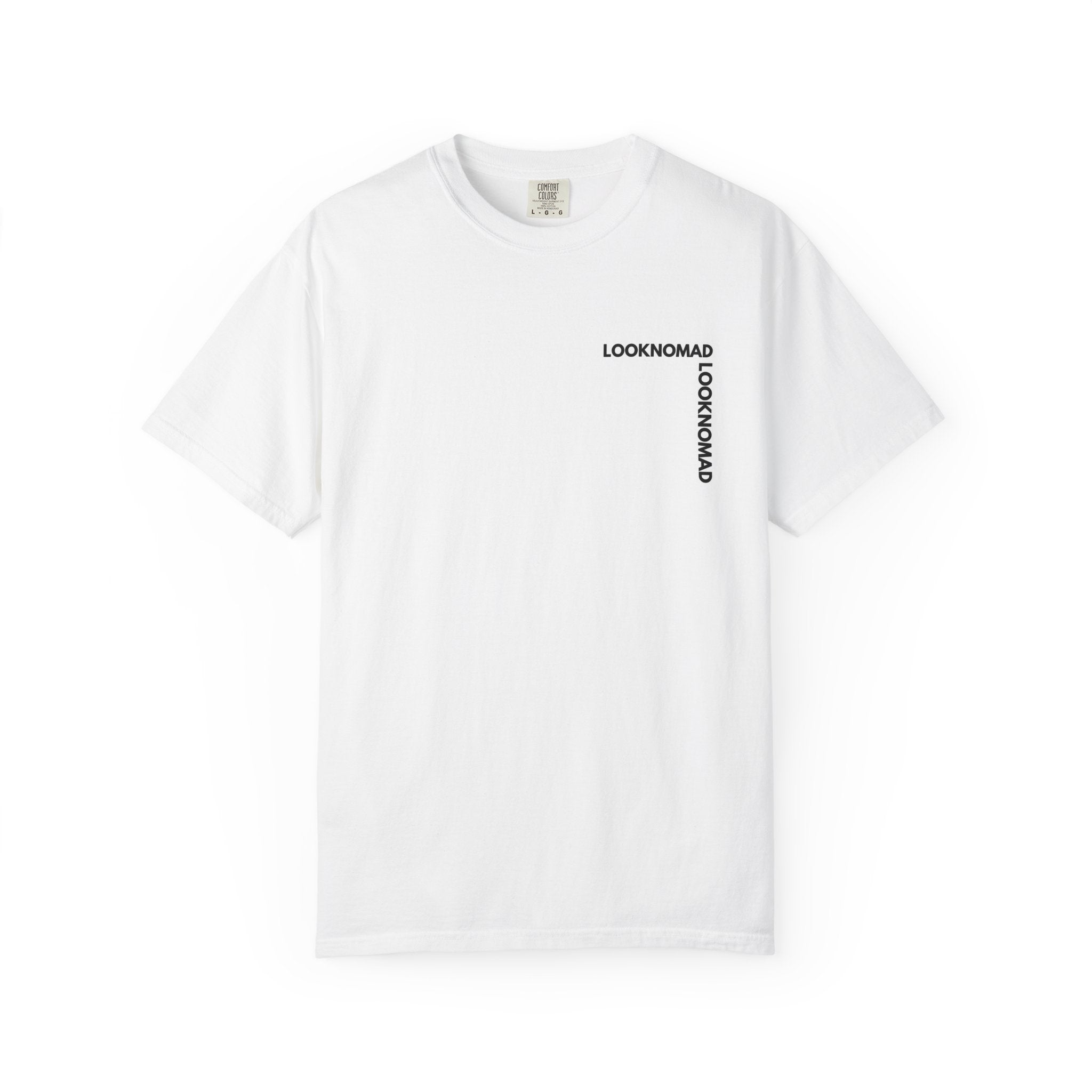 'Look Now, Look Forward' Minimalist White T-Shirt