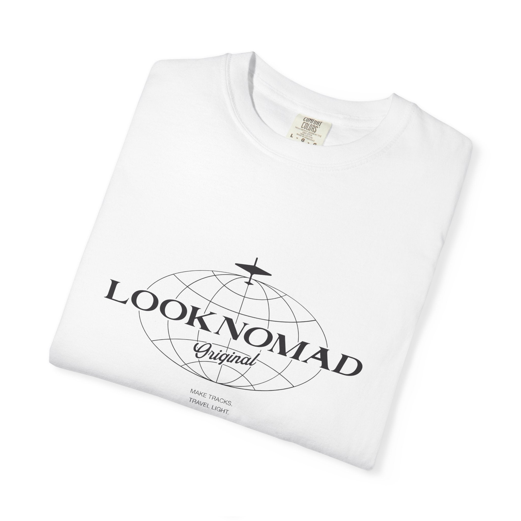'Look Now, Look Forward' Minimalist White T-Shirt