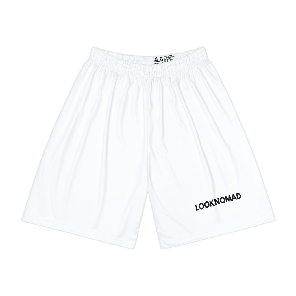 Looknomad Men's Athletic Shorts — Lightweight Sports Shorts with 'LOOKNOMAD' Logo