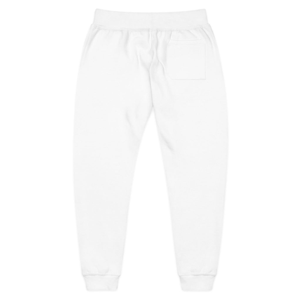 Embroidered Fleece Sweatpants — Minimal Pocket Stitch Joggers